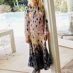 Free People Trippin Daisies maxi dress
